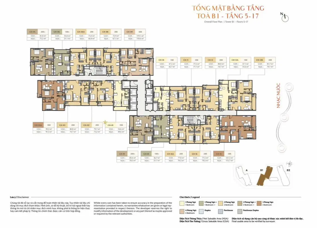 Mặt bằng Masteri Cosmo Central