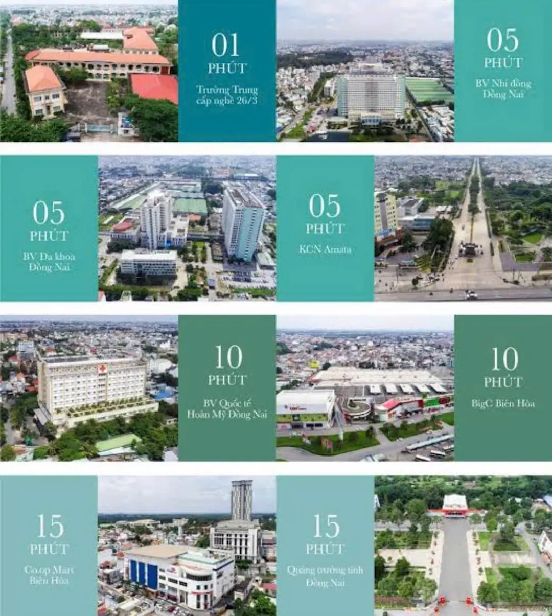 Tiện ích ngoại khu Biên Hòa Universe Complex