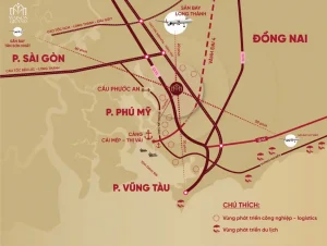 Vị trí Maison Grand Phú Mỹ và khả năng kết nối khu vực
