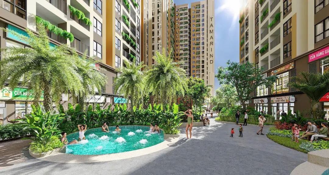 Căn Hộ Bcons Central Park – Tâm Điểm Sống Mới Ngay Trung Tâm Biên Hòa 9 Hồ bơi thư giãn tại căn hộ Bcons Central Park Biên Hòa
