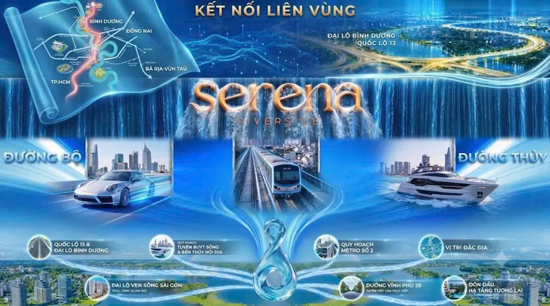 Kết nối giao thông dự án Serena Riverside