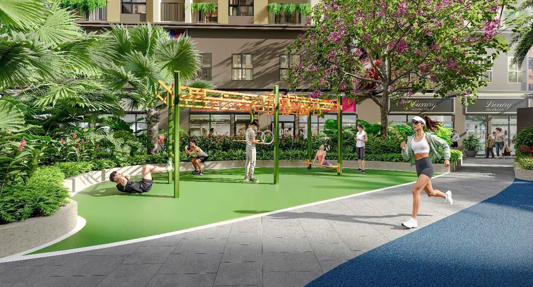 Căn Hộ Bcons Central Park – Tâm Điểm Sống Mới Ngay Trung Tâm Biên Hòa 8 Khu thể thao ngoài trời Bcons Central Park Biên Hòa