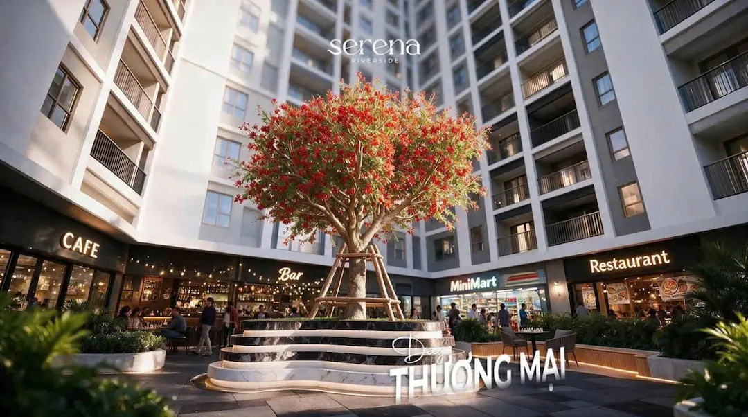 Khu thương mại shophouse Serena Riverside