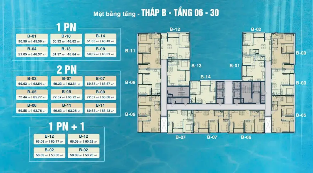 Mặt bằng chi tiết căn hộ Serena Riverside