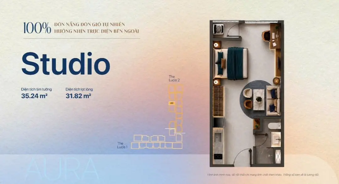 TT-Genesis – Thông Tin, Giá Bán & Chính Sách Ưu Đãi 2026. 5 Thiết kế căn hộ Studio TT Genesis Nhà Bè